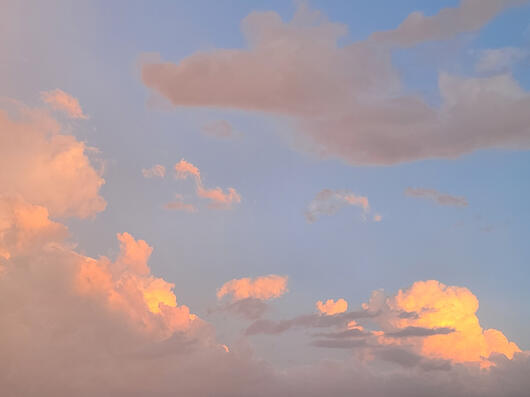 cloudy sunset